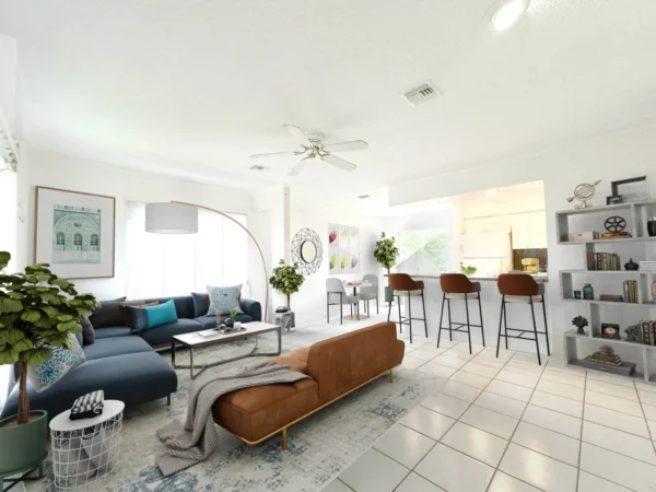 Virtual Staging: Living Room